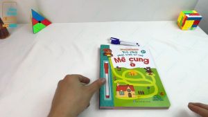 Sách - Bộ 4 Quyển Trò Chơi Mê Cung Phát Triển Trí Tuệ - Wipe Clean - Cho Bé 2-6 Tuổi
