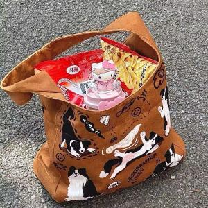 Retro Korean Style Single Shoulder Bag for Women High Aesthetic Value Cute Large Capacity Casual Canvas Bag