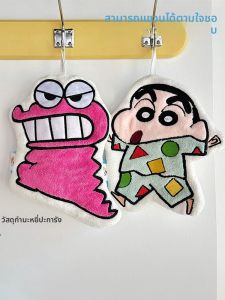 ผ้าเช็ดมือกันน้ำสำหรับเด็ก ผ้าฝ้ายขนแกะสีส้ม ทรงสี่เหลี่ยมเล็ก ใช้ในครัว ผ้าเช็ดมือแบบแขวนได้ ผ้าเช็ดมือลายการ์ตูนน่ารัก