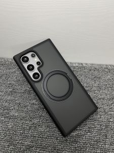 Limited Edition Magnetic Suction Phone Case with Stand Anti-Fall High Gloss Protection Suitable for S25Ultra S24U S23U Business Models