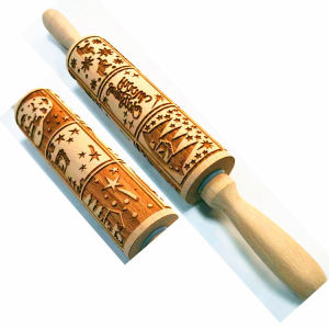 Christmas Pattern Rolling Pin