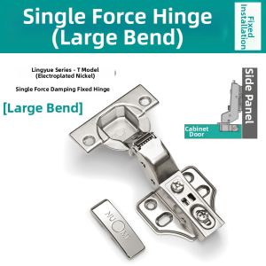 Nuomi | Damper Hydraulic Smoke Box Door Hinge 304 Stainless Steel