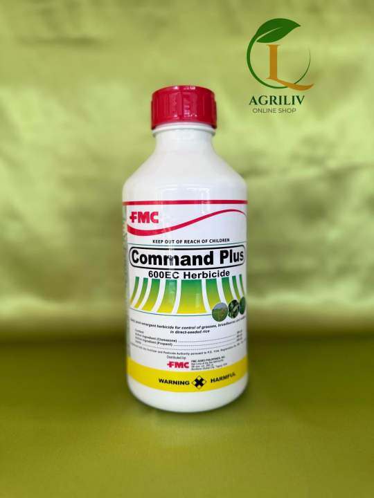 Command Plus 600 EC Herbicide 1 Liter (FMC) | Lazada PH