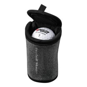PGM GOLF | Portable Velvet Golf Ball Sleeve 2 Balls