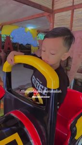 JEJEKIDSWEAR - Kaos Anak Oversize Born To be RIDER by Kidsmate
