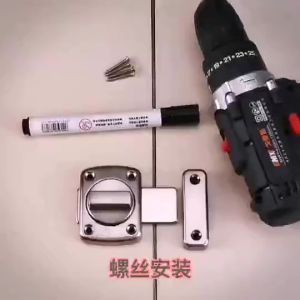 180 Degree Rotary Bolt Door Deadbolt Lock Home Security Small Large Door Lock Toilet Lock Slide Lock Kunci Pintu