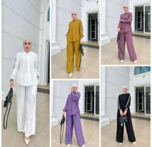 ONE SET YUKI | SETELAN CRINKLE TERBARU SAAT INI