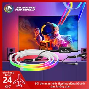 Skydimo Ambilight RGB Strip Cho PC E-Sport Gamer Màn Hình Máy Tính Để Bàn LED 5V USB Điều Khiển Phần Mềm 16 Triệu Màu Tương Thích Với Màn Hình 24-34 Inch
