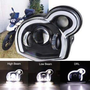 Motorcycle Headlight LED Light for BMW G650GS / Sertao R13 2011-2017 Hi/Low Beam DRL Devil Eye Lamp