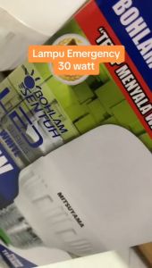 Lampu Bohlam Emergency Kapsul MS-E5930 30 Watt Cahaya Putih Bohlam Sentuh LED Bulb Series