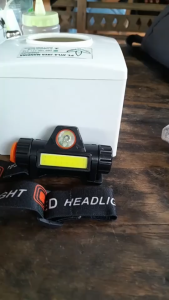 ORIGINAL TRUSOXIN Lampu Senter Helm Las Otomatis Gelap Terang Ori XPE Dual Light Rechargeable TR35