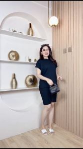 Oneset Knit PREMIUM//Knit Rib Set Crop Korean//Setelan Knit Pendek//Crop Korean style kekinian 2023