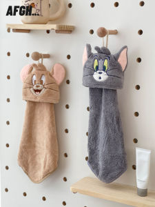 Khăn Mặt Thấm Nước AFGH Có Móc Treo Khăn Lau Tay Khăn Mặt Có Thể Thu Nhỏ Dùng Cho Gia Đình Và Du Lịch Chất Liệu Coral Flannel