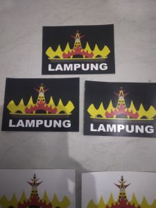 stiker siger lampung stiker motor singer lampung isi 3 pcs