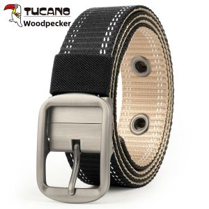 TUCANO | Men Casual Student Training Korean Style Adjustable Pin Buckle Canvas Belt