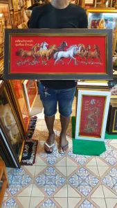 ม้า - กรอบรูป - ม้ามงคล - ม้าแปดเซียน - มั่ง มี ู่สำหรับศรี - สุข ร่ำรวย ของขวัญ ของที่ระลึก จัดฮวงจุ้ย แต่งบ้านฮวงจุ้ย - ฮวงจุ้ย