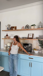 two (2) pcs wooden shelves with concealed metal support shelves organizer with hidden metal support