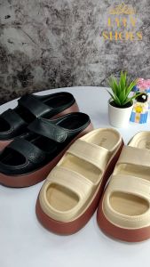 Sandal Balance Wanita 2 Tali Jelly Slip-On Import Wanita Eva Rubber Ringan Nyaman Dipakai Lentur Tidak Licin Anti Slip 2301-A1