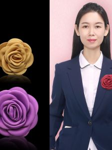 Korean Style Fashionable Small Fragrant Flower Handmade Professional Womens Chest Pin Brooch Pure Handmade Floral Accessories