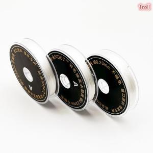 EELHOE | *New 1 Roll 60M Salon Crystal Elastic String Hair Weave Sew Decoration Thread For Hair Thread Making Weaving Wig Hair Extensions