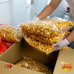 Popcorn caramel 1kg murah viral popcorn karamel borong (full coated caramel)