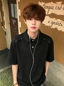 OUMULONG | Áo Polo Sơ Mi Phối Cấu Trúc