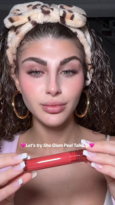 SHEGLAM Peel Talk Lip Tint Long-Lasting Waterproof Tongue Twister Lip Stain Matte Liquid Lipstick High Pigment Tattoo Tint Lips Makeup Cosmetics Pewarna Bibir & Noda