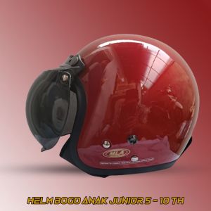 Helm Anak Bogo Carkidsss Retro Junior laki laki Perempuan 3-10 Tahun Promo Helem Motor Sni