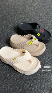 Sendal Wanita Sendal Jepit Wedges Premium Ringan Anti Slip Empuk Tinggi Sandal