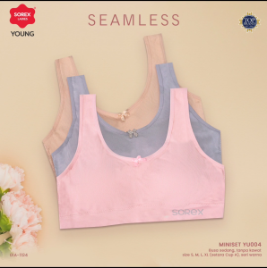 SOREX YOUNG YU004 - MINISET SEAMLESS BUSA SEDANG TANPA KAWAT
