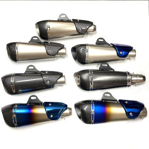 Ống Pô Xe Máy Alpha 51mm Đa Năng Với Bộ Giảm Thanh DB Killer Dành Cho R3 MT07 FZ1 R6 R15 ZX6R ZX10 Z900 Z400 CBR1000 GSXR1000