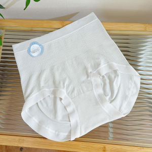Mtun Rice Candy 60S Modal High Elastic Seamless Underwear Womens Medium & High Waist Belly Contracting Mulberry Silk Crotch plus Size Briefs