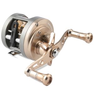 รีลเส้นด้ายแบบมีดกลวงโลหะเต็มรูปแบบสำหรับตกปลาในทะเล ตกปลาในน้ำแข็ง ตกปลาด้วยล่อ รีลเส้นด้ายสำหรับเรือ รีลเส้นด้ายสำหรับตกปลาในทะเล