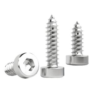 GUWANJI | Hex Socket Head Thin Short Round Cap Self Tapping Screw Stainless Steel 304