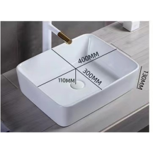 Square Ceramic Bathroom Sink