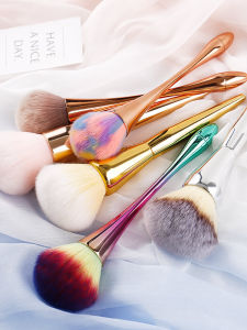 Rose Gold Dusting Brush Nouveau Jourjou High End Makeup Brush Bông Nhung Chăm Sóc Móng Tay Dụng Cụ Làm Đẹp Phụ Kiện