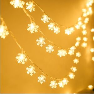 🔥11~11 Sale🔥 3M 20 LED String Lights Snowflake Xmas Tree Christmas Decoration