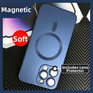 DAIMANG | Magnetic Full-Coverage Soft Case iPhone Phone Case