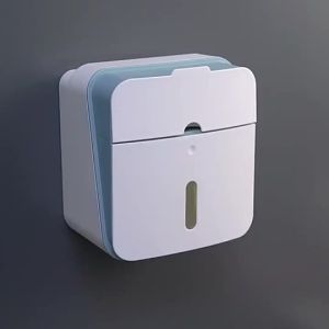 Waterproof Tissue Holder Wall Mounted Bathroom Storage  Toilet Paper Organizer Bathroom Shelf