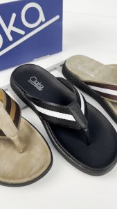 Cloka - Sandal Pria Jepit Kasual | Sendal Distro Simple Santai | Bazzera