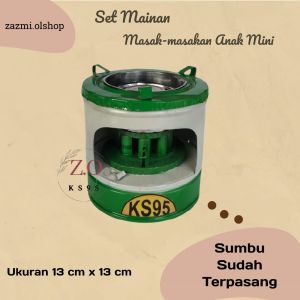 Kompor Mini Mainan Anak  /Kompor Anak Mini Mainan Masakan Anak/Bisa Menyala ( Free Sumbu)