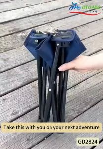 OTOMO Compact Portable Folding Chair - Lightweight Space-Saving Quick-Deploy Camping Stool with Oxford Fabric Cover