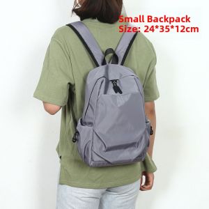 2026 New Mini Mens Backpack Lightweight Casual Travel Bag Double Shoulder Nylon Material Zipper Closure Soft Polyester Lining