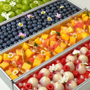 FleurCouleur | Flavorful Commercial Blueberry Green Grape Honey Peach Jam