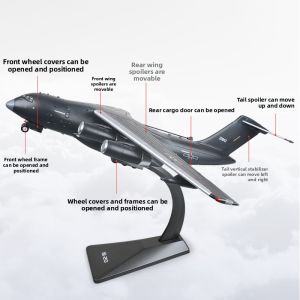 Kaidiwei | Alloy Made Large Scale Y-20 Transporter Model Aircraft Toy