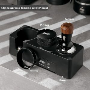 BINCOO | Screw Press Tamper Wooden Handle 51/58mm