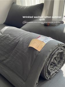 KAMONI | Luxury Thin Summer Cooling Quilt Set 4 Pieces Single Person