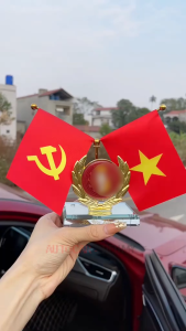 Bộ Cờ Tổ Quốc Và Cờ Đảng Taplo Ô Tô Bàn Làm Việc Thuận Buồm Xuôi Gió Vạn Dặm Bình Yên Ý Nghĩa Sang Trọng