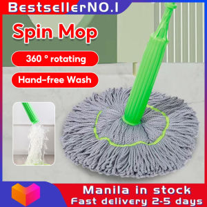 Bestseller Hand Free Self-Wringing Mop Spin Mop  Twist Microfiber Mop Floor Household Mop Cleaning Tool