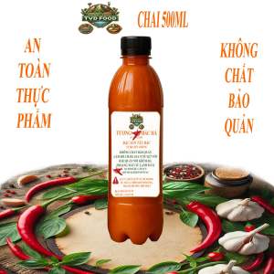 500ML Tương ớt Bắc Hà ngon cay thơm (Say Nhuyễn) TVD FOOD